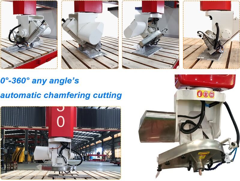 Cutting-Heads-of-5 Axis Stone Cutting Machine