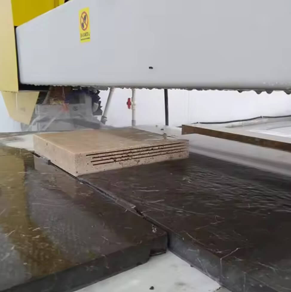 Stone-Cut-by-Stone Slab Horizontal Slice Machine