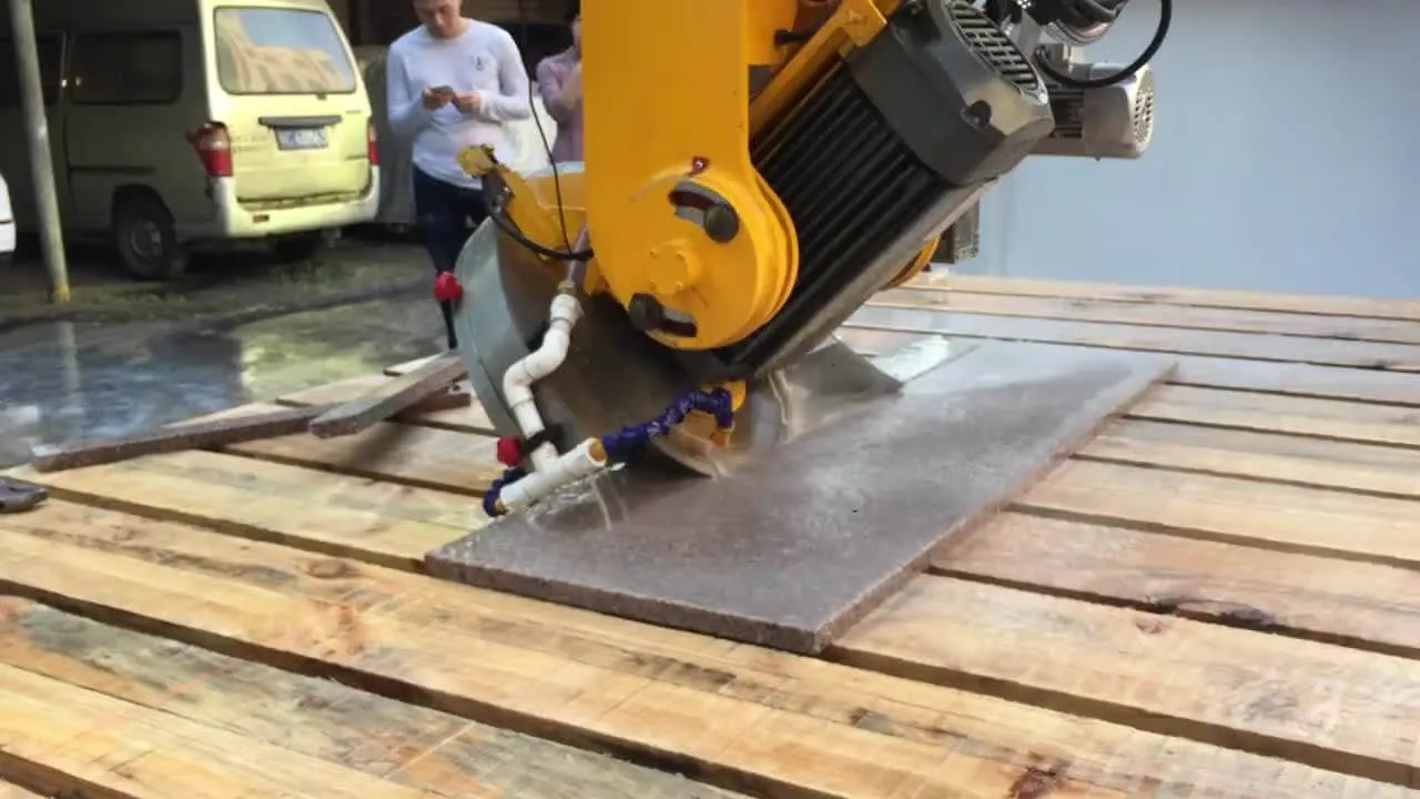 miter granite bridge cutter